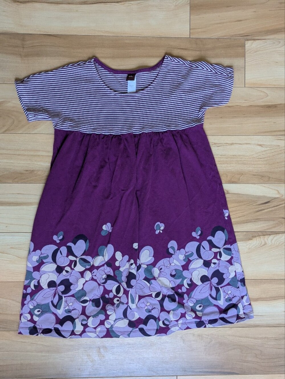 Tea Collection Purple Butterfly Dress Size 8